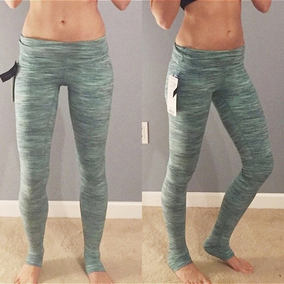 RARE NWT Lululemon Alberta Lake Space Dye Roll Down Wunder 4 - Picture 5 of 8